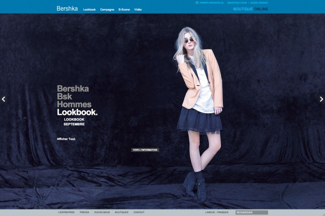 Bershka - lookbook de septembre