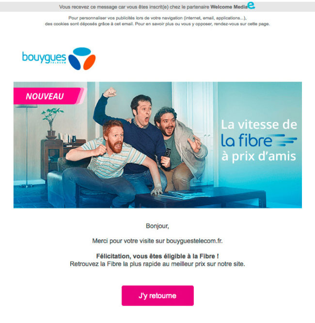 Bouygues Telecom - e-mail de prospection